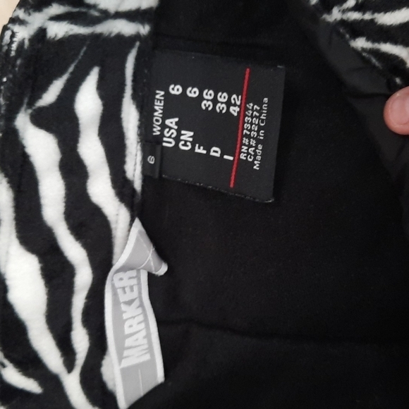 Marker Snowboard Ski Black Fleece Lined Snow pants - Picture 5 of 5